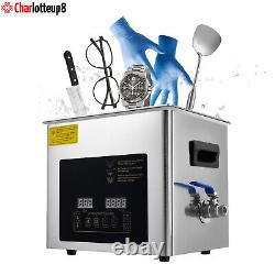 Nettoyeur ultrasonique de 10L pour instruments de laboratoire dentaire avec chauffage et minuterie