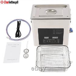 Nettoyeur ultrasonique de 10L pour instruments de laboratoire dentaire avec chauffage et minuterie