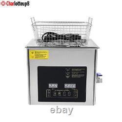 Nettoyeur ultrasonique de 10L pour instruments de laboratoire dentaire avec chauffage et minuterie