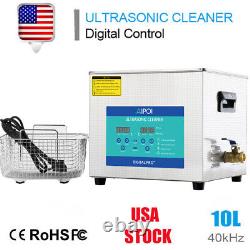 Nettoyeur ultrasonique de 10L pour l'industrie de l'équipement de nettoyage avec chauffage et minuterie.