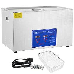 Nettoyeur ultrasonique de 30 litres pour l'industrie avec chauffage et minuterie.