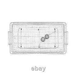 Nettoyeur ultrasonique de 30 litres pour pièces de carburateur à double fréquence