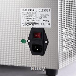 Nettoyeur ultrasonique en acier inoxydable 15L pour l'industrie des équipements de nettoyage chauffé avec minuterie