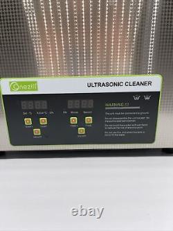 Nettoyeur ultrasonique en acier inoxydable de 15L pour l'industrie du nettoyage chauffé avec minuterie.