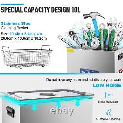 Nettoyeur ultrasonique en acier inoxydable de 3L à 30L pour l'industrie avec chauffage et minuterie