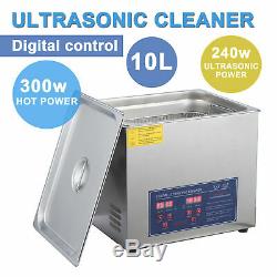 Us 10l Litres De Qualité Industrielle Chauffe-nettoyeur À Ultrasons Professionnel