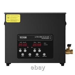 VEVOR Nettoyeur Ultrasonique 10L Machine de Nettoyage avec Minuterie Chauffage & Panier 240W