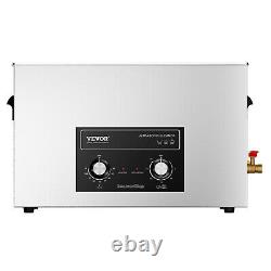 VEVOR Nettoyeur Ultrasonique 30L avec Chauffage, Minuteur et Panier Machine Sonique Numérique