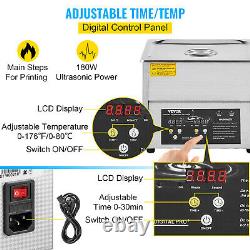 Vevor 6l Ultrasonic Cleaner Cleaning Equipment Industry Heated With Timer Heater