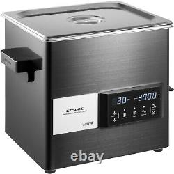 Vevor Ultrasonic Cleaner 10l Jewely Cleaner Touch Screen Control Withtimer Heater